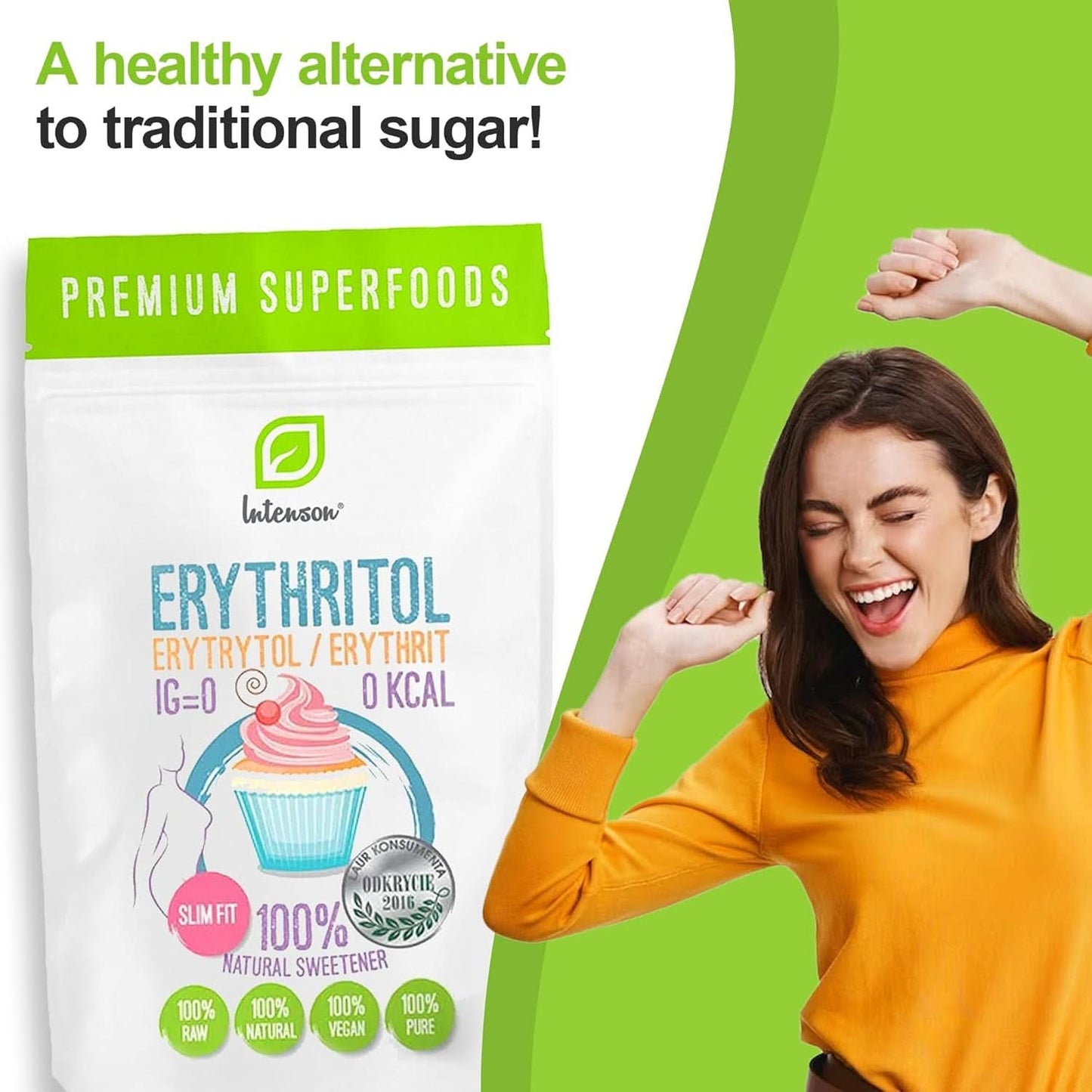 Erytrytol - Naturalna alternatywa cukru, 2 Kg Słodziki Naty Shop