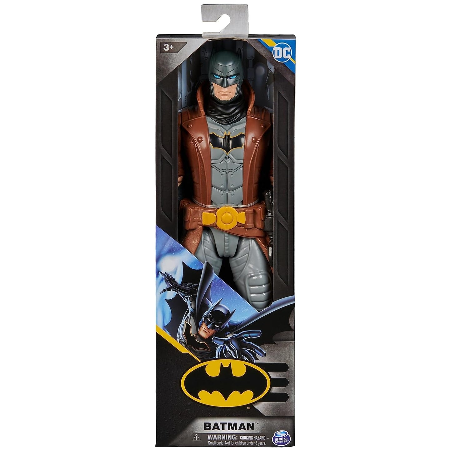 DC Comics Batman Figurka o wysokości 30 cm W pełni ruchoma, zapewniająca ekscytujące przygody i pełne akcji akrobacje Zabawka dla dzieci w wieku od 3 lat i więcej Figurki Naty Shop