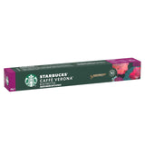 STARBUCKS Caffé Verona by Nespresso, Dark Roast, Kaffeekapseln 10 x 10 (100 Kapseln)