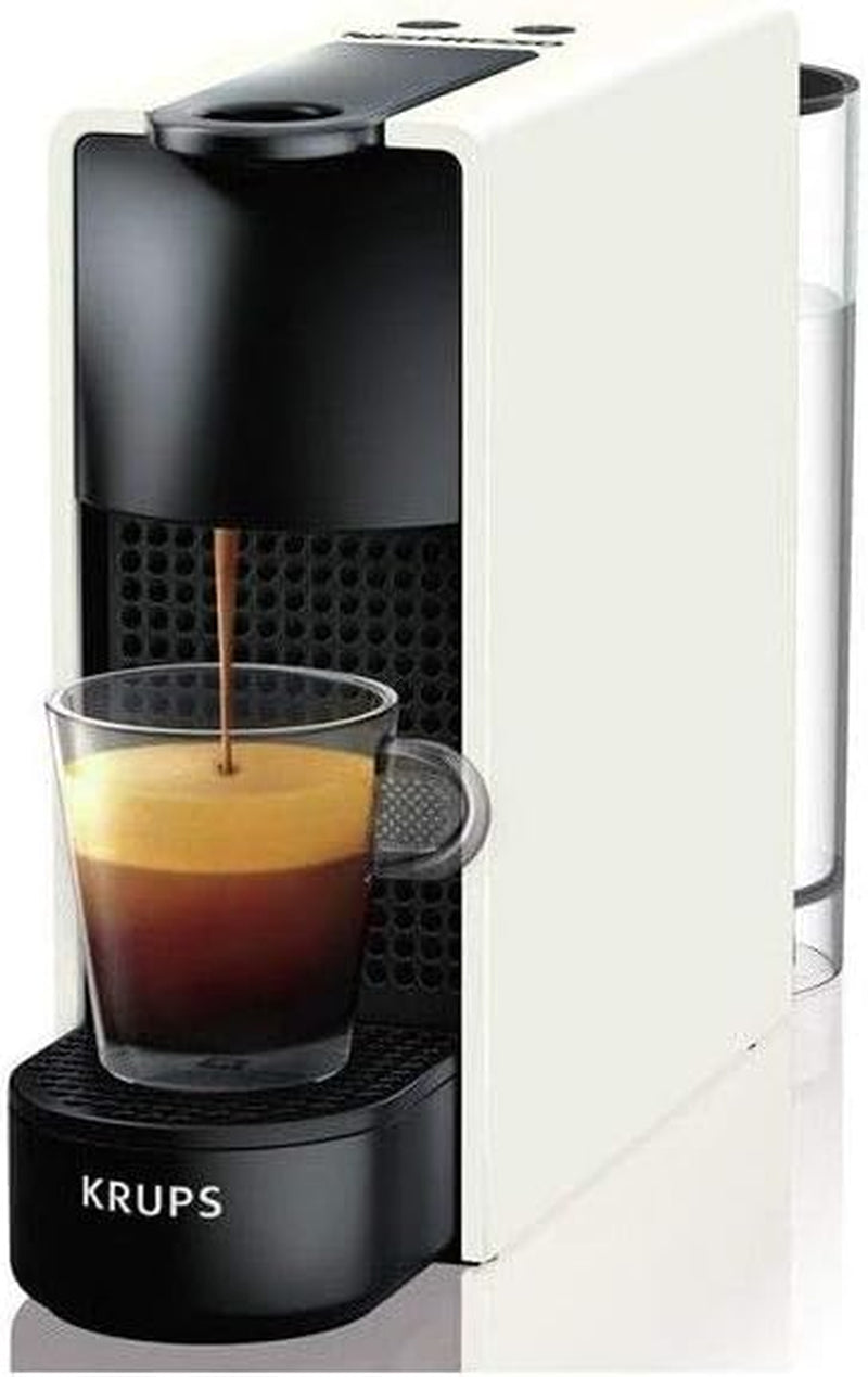 Krups Nespresso Essenza Mini czysty biały ekspres do kawy kapsułka z kawą w stylu Espresso kompaktowy Espresso Barista YY2912FD