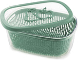 Piła do utrwalania smaku owoców, plastik, zielona, 4 LT - prostokątna Pudełka do przechowywania żywności Naty Shop Green 4 LT - Prostokątna