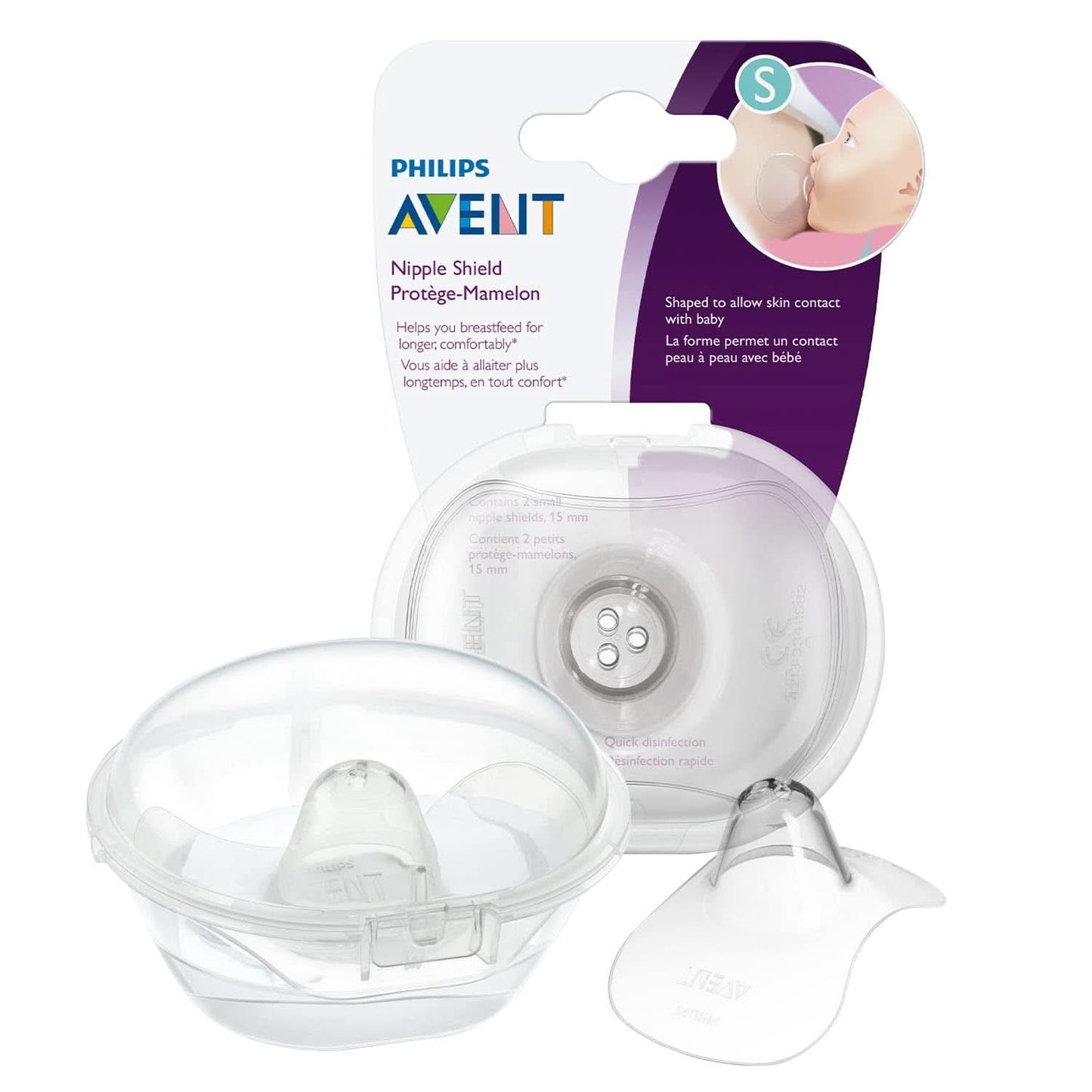 Ochrona sutków Philips Avent (model SCF153/03) Akcesoria Żywność i karmienie piersią Bebe Naty Shop Klein (15 mm)