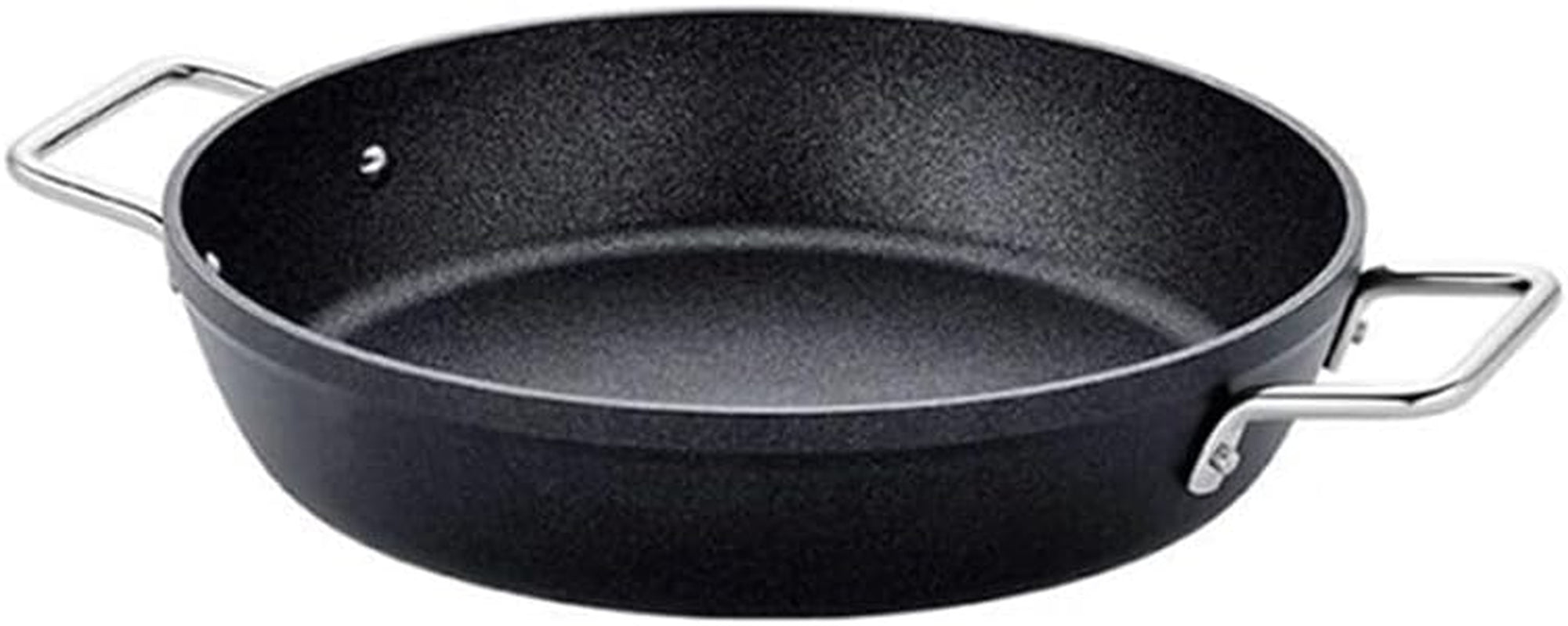 Fissler Adamant, patelnia do serwowania, aluminiowa, nieprzywierająca, wysoka krawędź, odporna na zarysowania - Garnki i patelnie indukcyjne Naty Shop Nowy model 28 cm