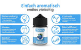 Twizzy Żurawina, Aromat spożywczy -60 ml - Intensywny aromat - Idealny do wypieków Aromaty Naty Shop