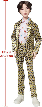 Mattel GKC92 - Figurka BTS Idol Suga, gadżety K-Pop, zabawka kolekcjonerska, wielokolorowa