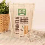 - Organiczny Panel Krystalizowany, Czysty Cukier, Ekologiczny Słodzik, Naturalny Sok Z Trzciny Cukrowej - 500G, Opakowanie 12 Słodzików Naty Shop