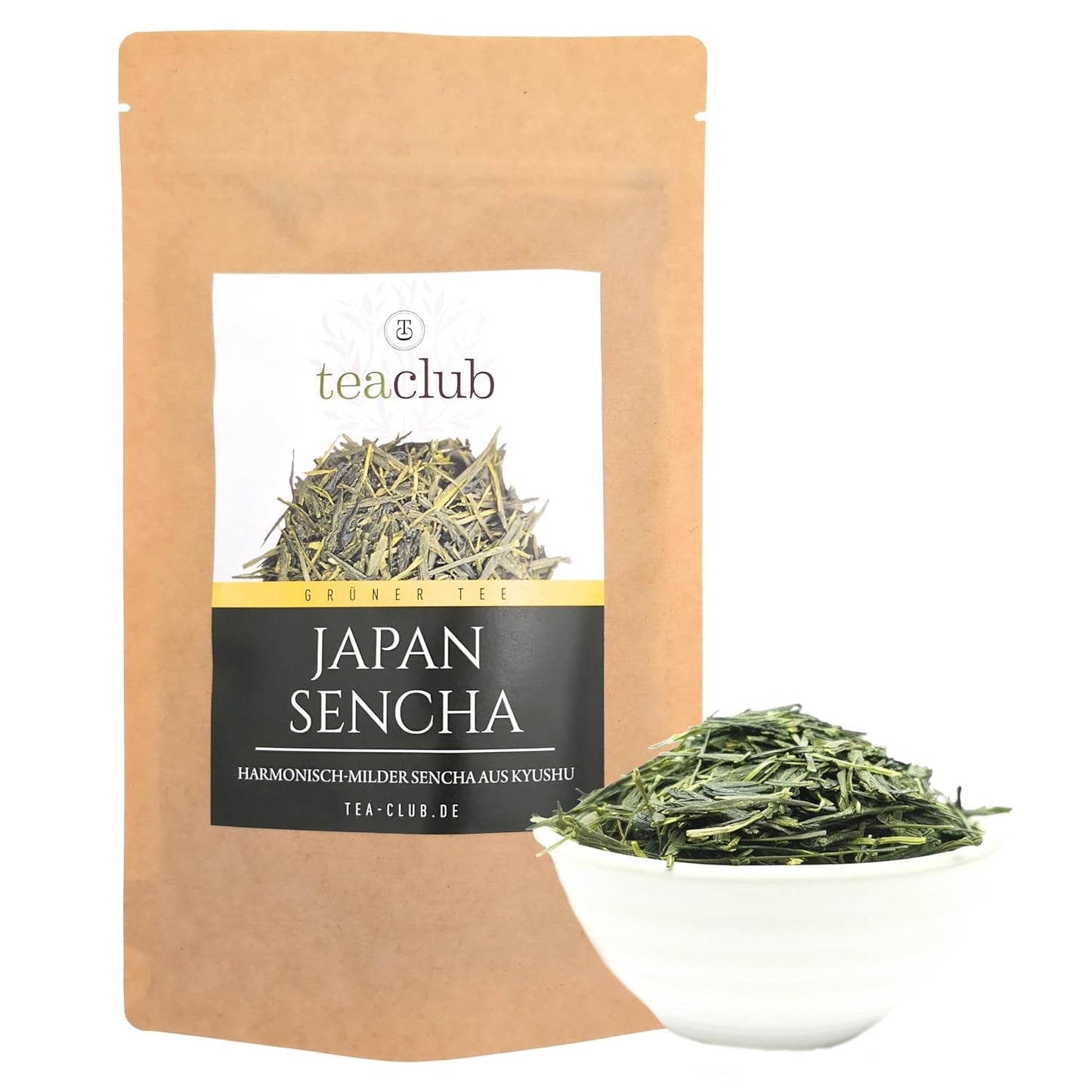 Japońska herbata zielona Sencha luzem 100g, Japońska herbata zielona z Kyushu, odmiana krzewinka Oku Midori, herbata zielona Teaclub