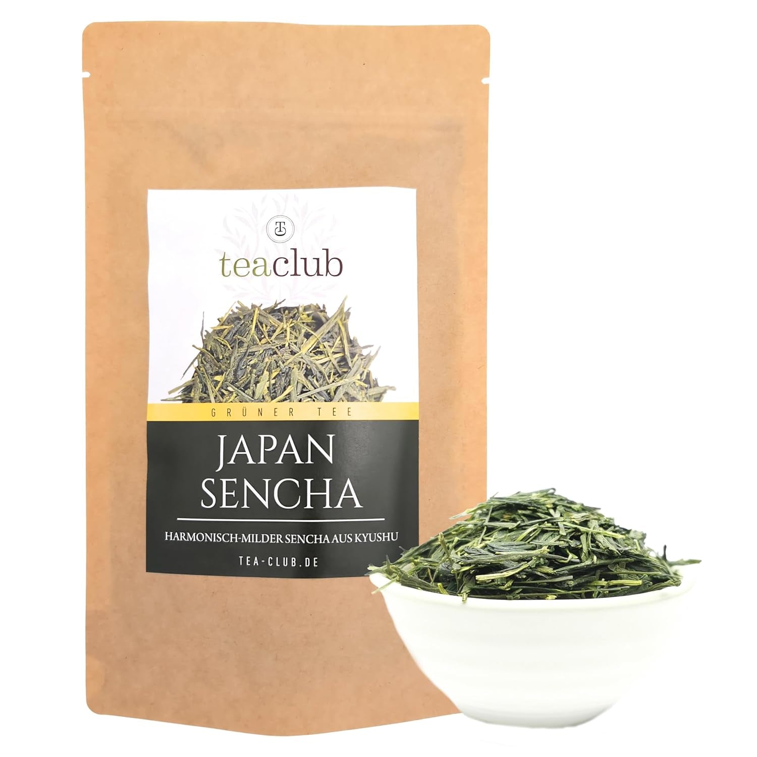 Japońska herbata zielona Sencha luzem 100g, Japońska herbata zielona z Kyushu, odmiana krzewinka Oku Midori, herbata zielona Teaclub