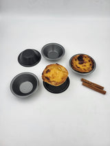43027, ciasto kremowe, 6 form, Ø 5 cm x wys. 1,5 Formy i blachy do pieczenia Naty Shop
