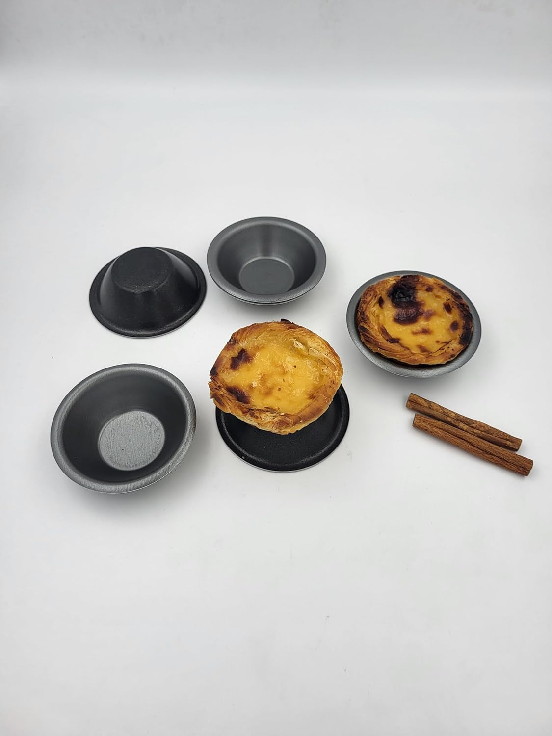 43027, ciasto kremowe, 6 form, Ø 5 cm x wys. 1,5 Formy i blachy do pieczenia Naty Shop
