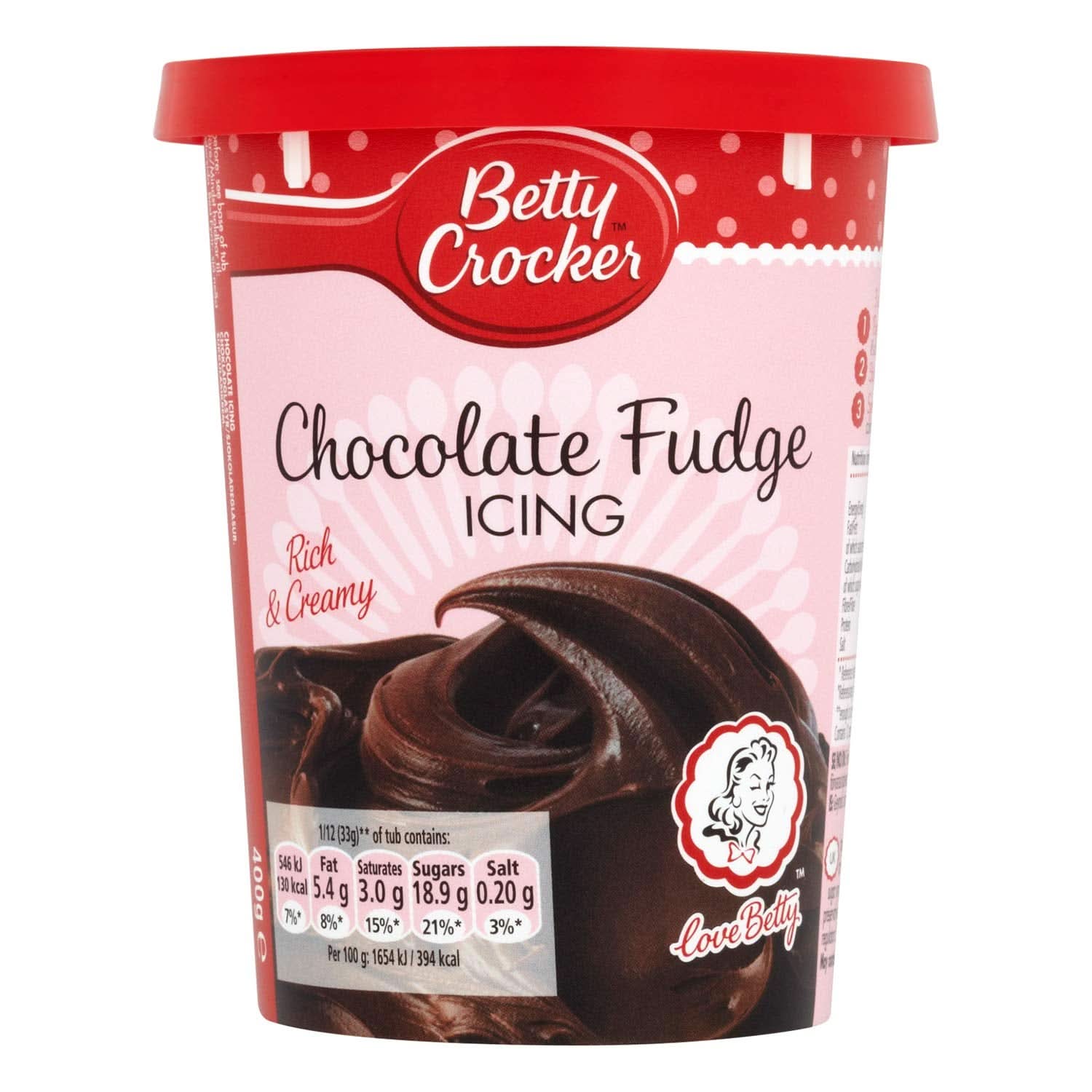 Betty Crocker, Lukier do ciasta z czekoladą i karmelem, 400 gramów Glazury i dekoracje Naty Shop