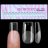 Btartbox Extra Short Migdałowe Tipsy - Full Cover Gel X Soft XS Żelowe Tipsy - Wstępnie ukształtowane Półmatowe Do Salonu Szerokich Paznokci 320 Szt