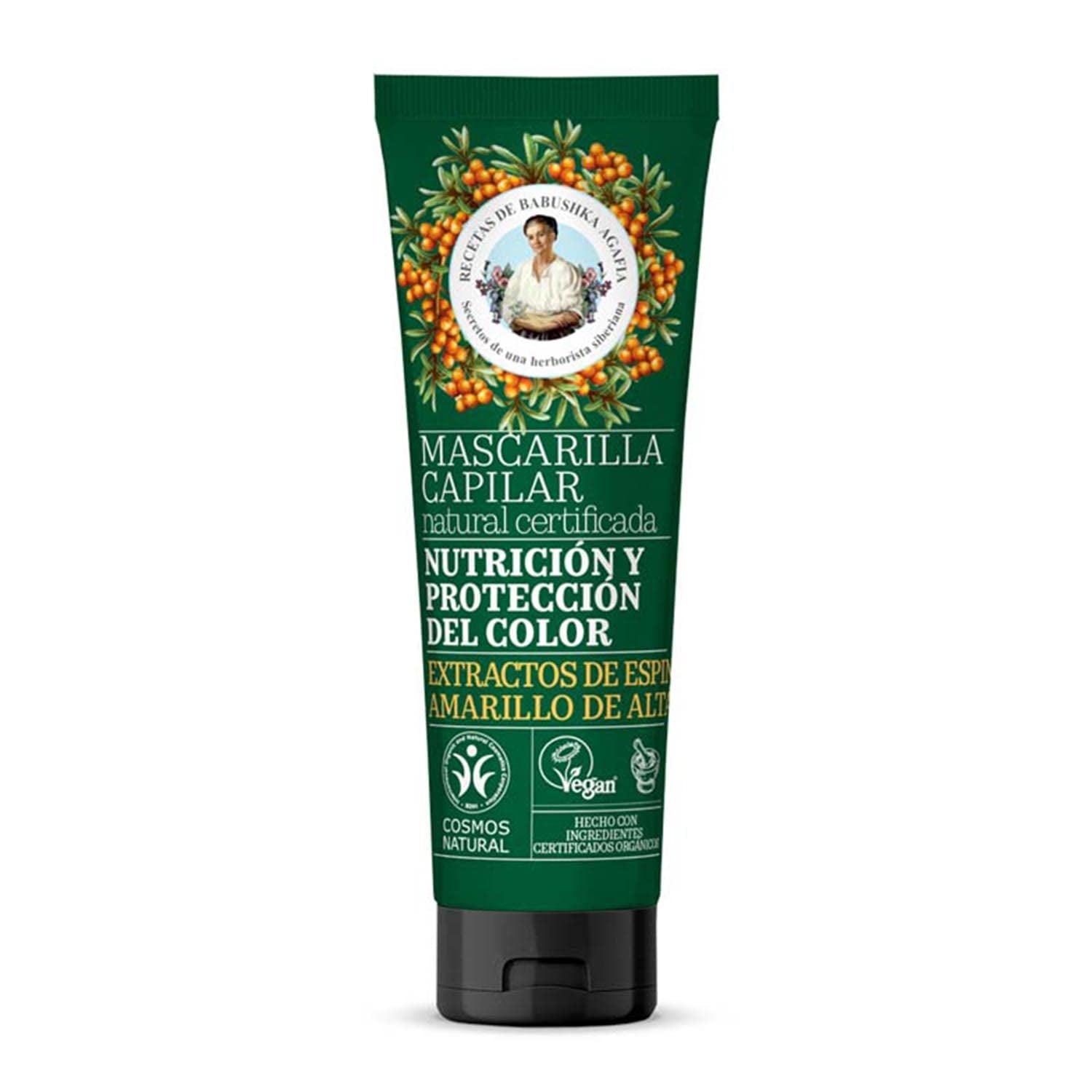 WEGAŃSKA maska ​​odżywczo-koloryzująca do włosów, 200 ml Naty Shop maska ​​do włosów Tytuł domyślny