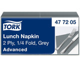 Tork 477840 Limonkowe serwetki obiadowe / 2-warstwowe serwetki do małych posiłków lub przekąsek / Zaawansowana jakość / 10 X 200 (2000) serwetki papierowe / 32,6 X 33 cm (dł. x szer.) / złożenie na 1/4