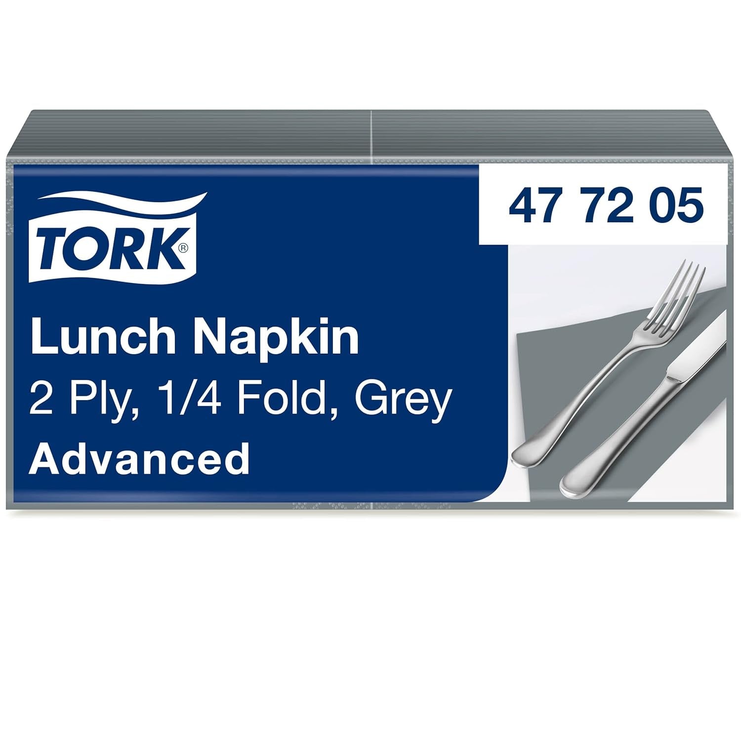 Tork 477840 Limonkowe serwetki obiadowe / 2-warstwowe serwetki do małych posiłków lub przekąsek / Zaawansowana jakość / 10 X 200 (2000) serwetki papierowe / 32,6 X 33 cm (dł. x szer.) / złożenie na 1/4