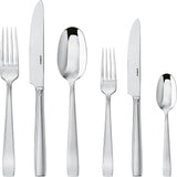 Sambonet 62512-83 Zestaw sztućców płaskich, monoblokowych, 36 sztuk, stal nierdzewna 18/10, można myć w zmywarce Kuchnia Naty Shop