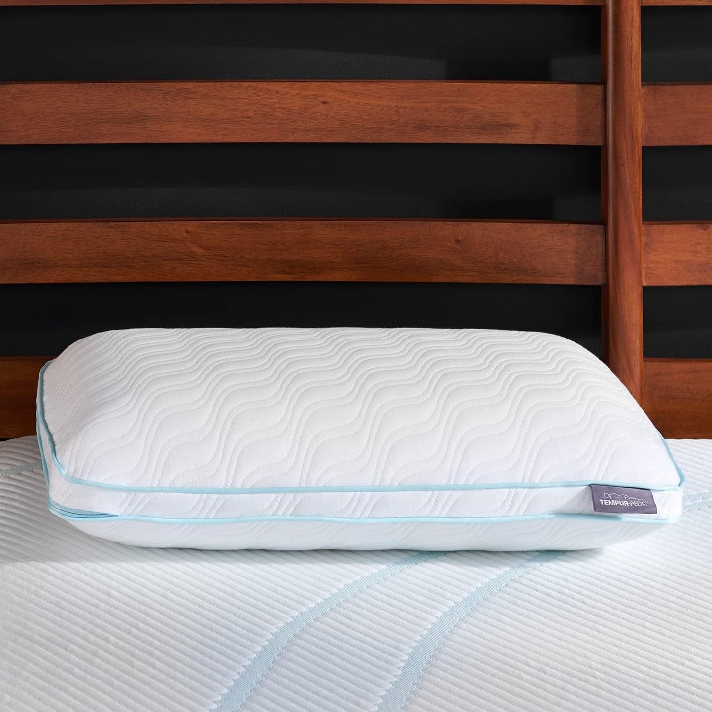 TEMPUR-PEDIC Poduszka Tempur-Cloud Prohi, pianka memory, biały/bogaty ogród, poduszki King Standard Naty Shop