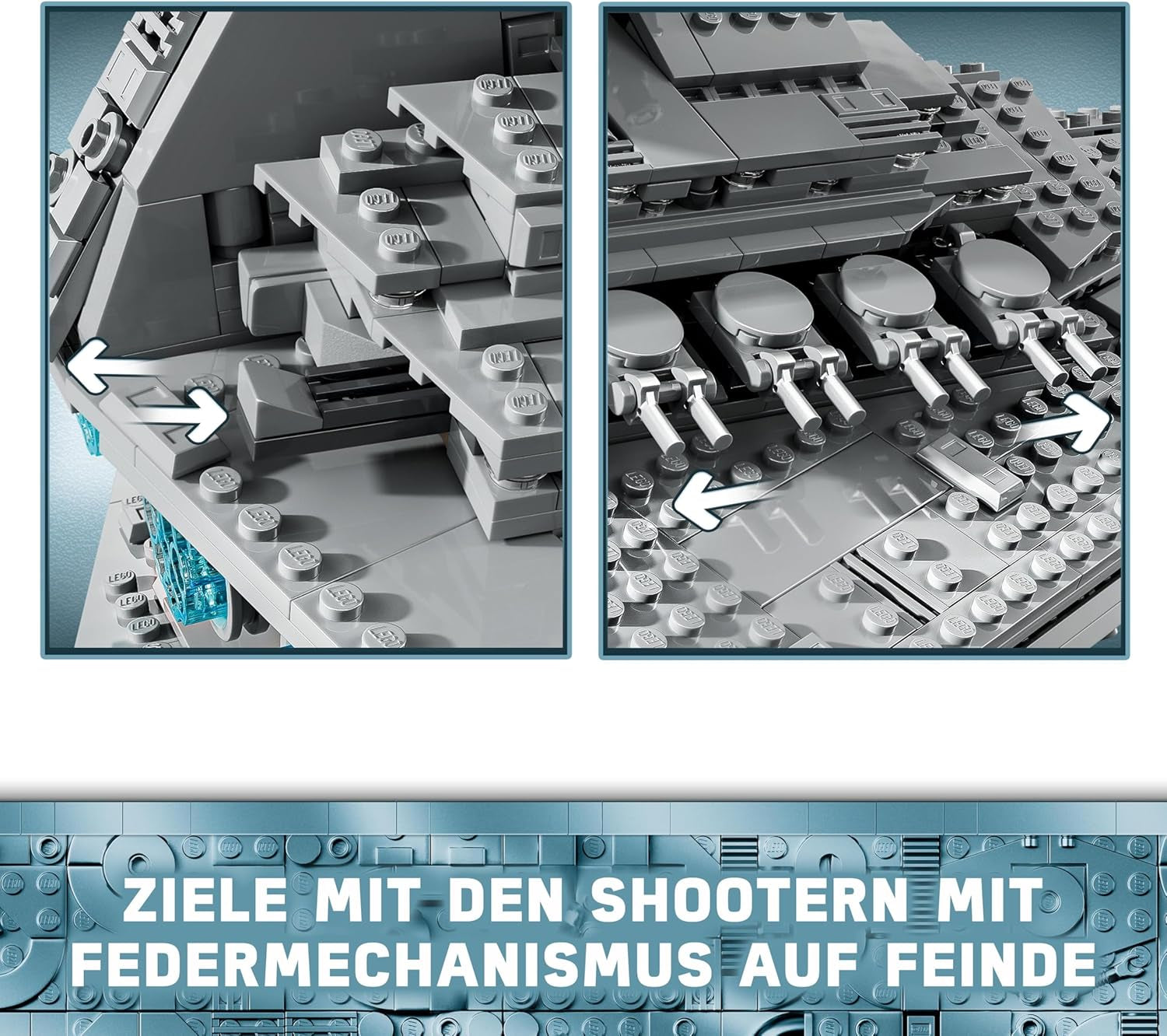 LEGO Star Wars Imperialny gwiezdny niszczyciel, zestaw statku kosmicznego, zabawka do budowania, zestaw Dartha Vadera i Cala Kestisa, prezent urodzinowy dla chłopców, dziewcząt i fanów 75394 Zestawy do budowania w sklepie LEGO