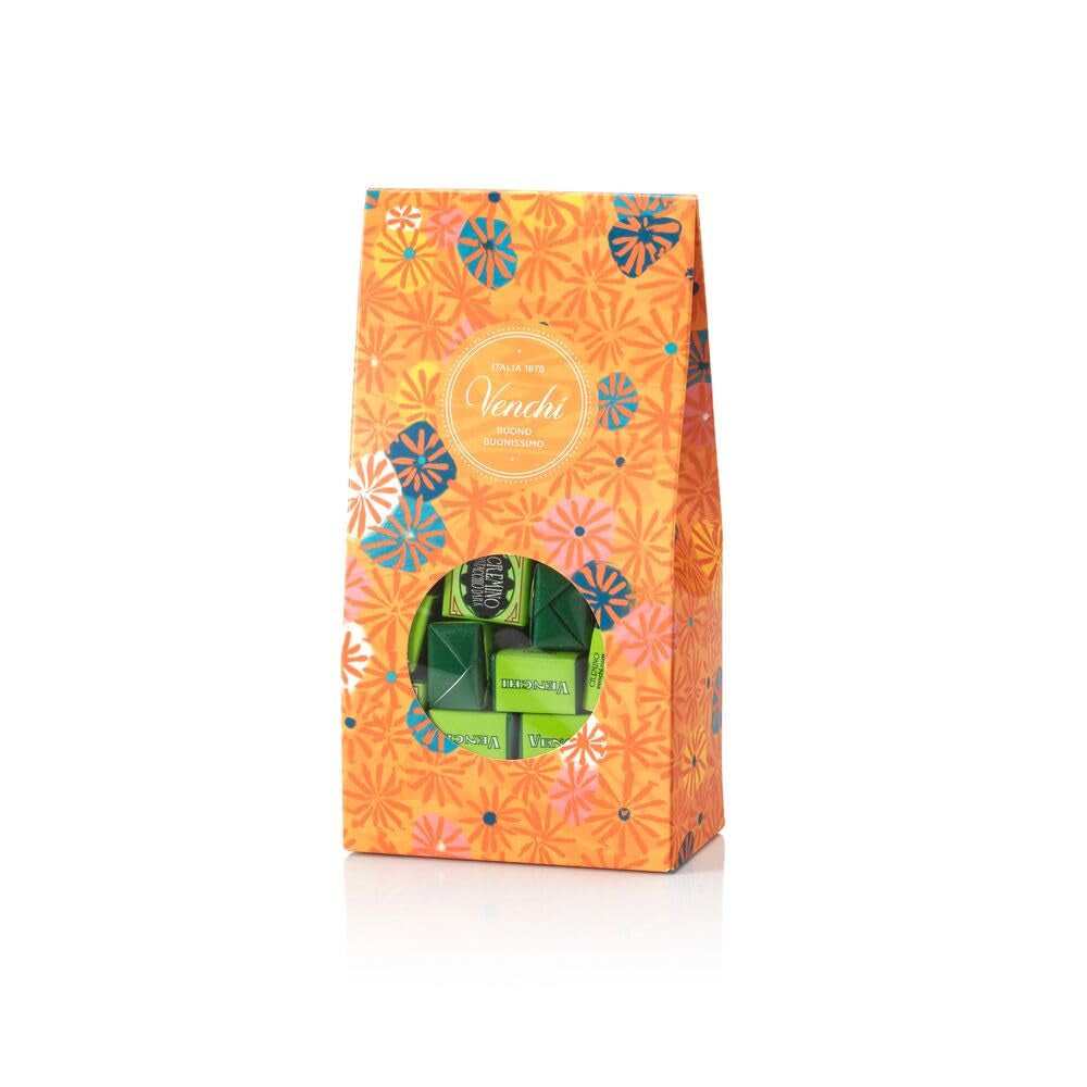 Venchi - Murrine with Pistachio Cremino Pralines Pudełko upominkowe, Biała Czekolada, 305g, Bezglutenowe, Bez Sztucznych Barwników, Bez Konserwantów - Idealny Pomysł Na Prezent