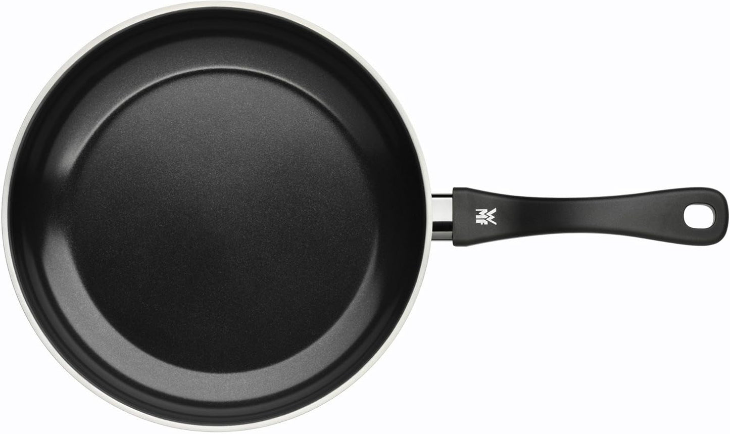 WMF Diabelska patelnia 28 cm, patelnia indukcyjna, stal nierdzewna Cromargan, plastikowy uchwyt Garnki i patelnie Naty Shop