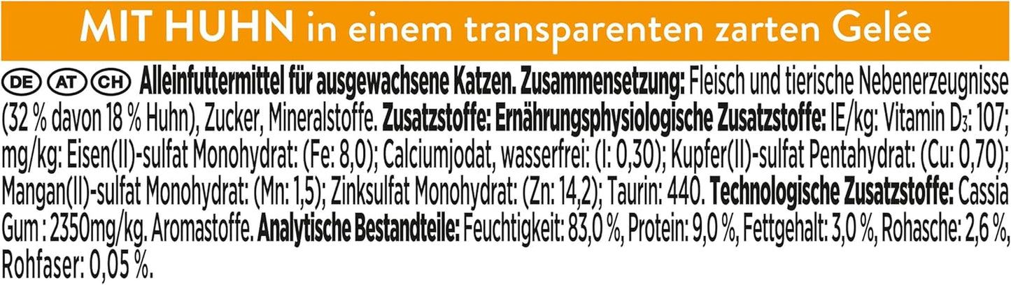 Revelations, Katzenfutter nass w Gelée, mit Huhn, opakowanie 24er (24 x 57g)