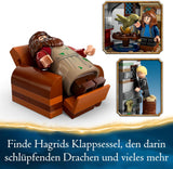 LEGO Harry Potter Chatka Hagrida: Niespodziewana wizyta Zestaw z 5 minifigurkami i 2 figurkami zwierząt, prezent dla kobiet i mężczyzn, magiczna zabawka przygodowa, zestaw fantasy 76428 Zestawy do budowania Beuche den LEGO-Store