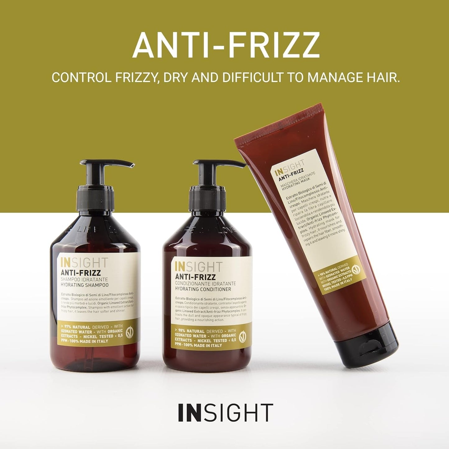 MASKA NAWILŻAJĄCA ANTI-FRIZZ 250 ml Naty Shop maska do włosów