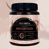 VEGAIROA - Repair Plex Mask - Maska ekstremalnie naprawcza - Nawilżająca i odżywcza - Ochrona przed puszeniem - Do włosów poddanych zabiegom chemicznym - Profesjonalny wegański produkt fryzjerski - 1000g Naty Shop Hair Mask