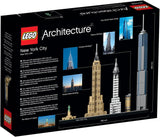 Zestaw LEGO Architecture Nowy Jork, model panoramy miasta z World Trade Center i Statuą Wolności, rękodzieło dla dorosłych, dekoracje do domu i biura, prezenty dla kobiet i mężczyzn 21028 Zestawy do budowania Besuche w sklepie LEGO