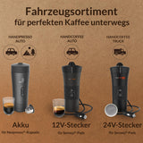 Handpresso - ciężarówka z kawą 21010 | Ekspres do kawy z kapsułkami Senseo do samochodów ciężarowych 24V | Ekspres do kawy 24 V do ciężarówek, podróżny ekspres do kawy na kapsułki | Ekspres do samochodu ciężarowego 24 V do podróży