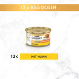 Gourmet Gold Ragout Mokra karma dla kotów z kurczakiem, 12 szt. (12 x 85 g)