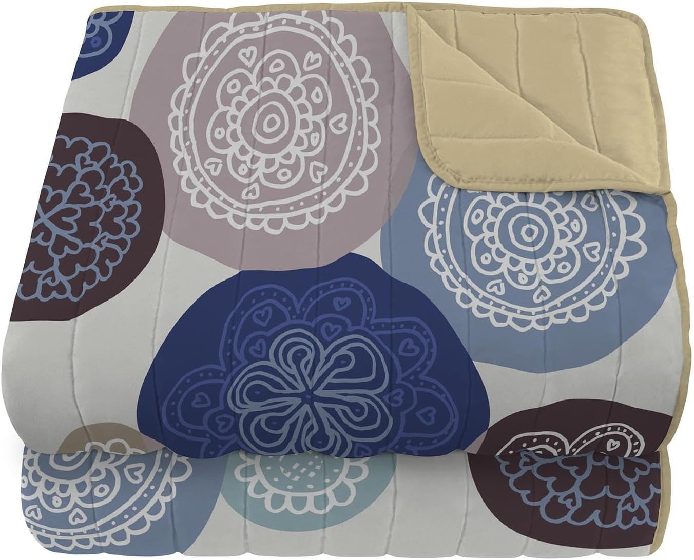 Fantasy Włoska pościel z mikrofibry Lato 1,5 Łóżka Murrine Kołdry i kołdry Naty Shop