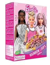 Świnka Peppa Honey Loops Płatki zbożowe, Knusprige Vollkorn Frühstückscerealien Mit Zugesetzten Witaminy, opakowanie 1Er (1 X 375 g) Płatki zbożowe Naty Shop Barbie