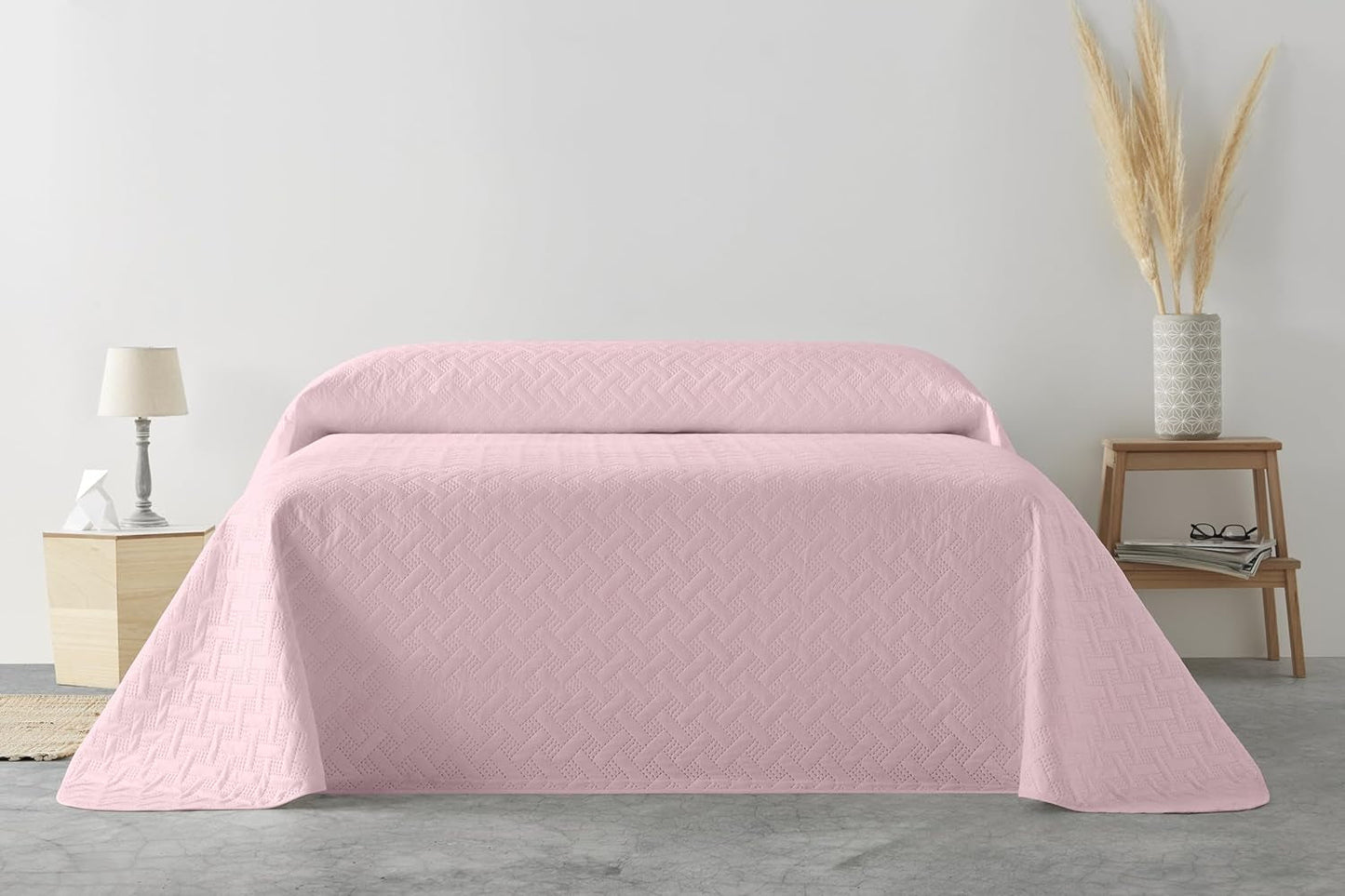 LISO - Narzuta na 105 cm - Narzuta na łóżko Bouti - Wiosna i lato - 200X260 cm - Różowy Łóżka i koce Besuche den Degrees home-Store