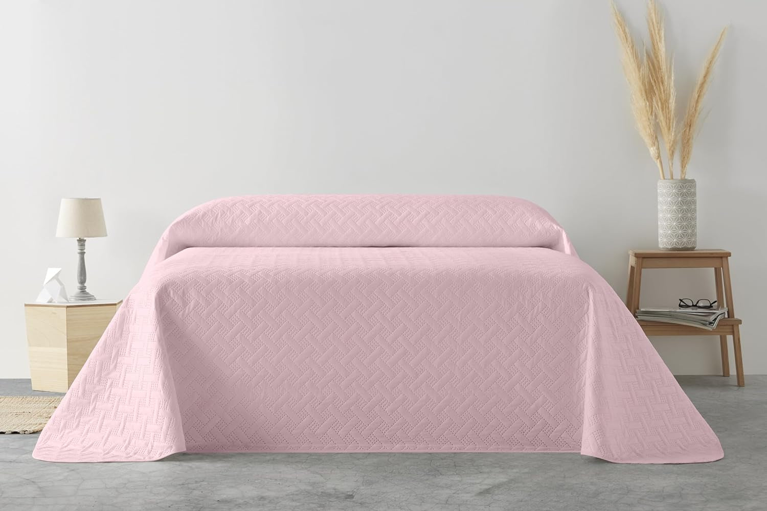 LISO - Narzuta na 105 cm - Narzuta na łóżko Bouti - Wiosna i lato - 200X260 cm - Różowy Łóżka i koce Besuche den Degrees home-Store
