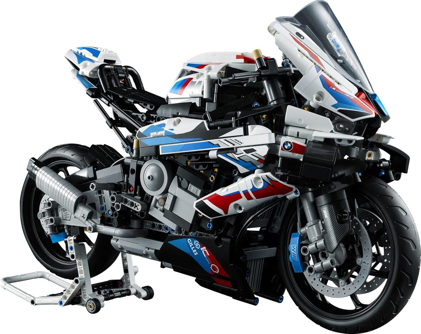 LEGO Technic Model motocykla BMW M 1000 RR Zestaw modeli dla dorosłych jako prezent rękodzielniczy dla mężczyzn i kobiet Wystrój domu lub biura 42130 Zestawy do budowania Besuche den LEGO-Store