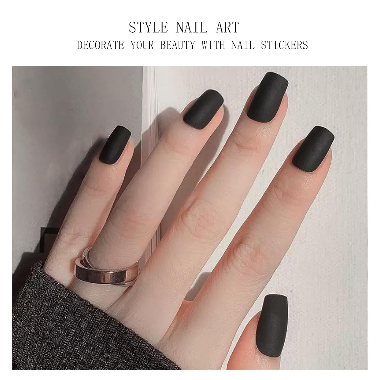 JMEOWIO Nagelfolie UV Härtend Karbon Schwarz Halloween Żelowe paski do paznokci UV Nagelsticker Nagelaufkleber Nail Art Dekoration Nageldesign Zubehör