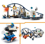 LEGO 31142 Creator Kosmiczny rollercoaster 3 w 1 dla dzieci z działającymi wózkami, który można przekształcić w wieżę swobodnego spadania lub karuzelę z rakietami i świecącymi klockami Zestawy konstrukcyjne Besuche den LEGO-Store
