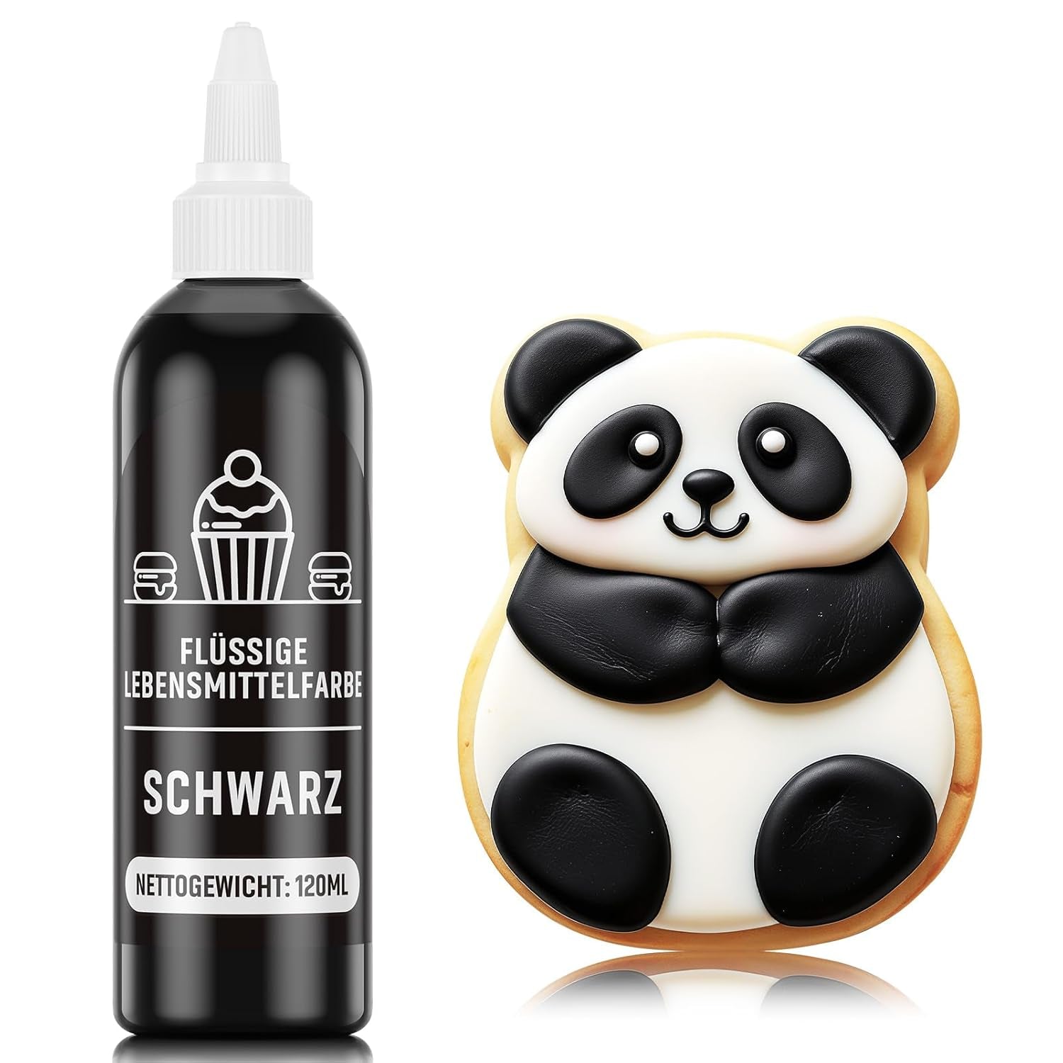 Barwnik spożywczy czerwony 120 ml, wysokoskoncentrowany, bezcukrowy barwnik spożywczy w płynie do wypieków, ciast, makaroników, polew, fondantów, ciastek, pączków