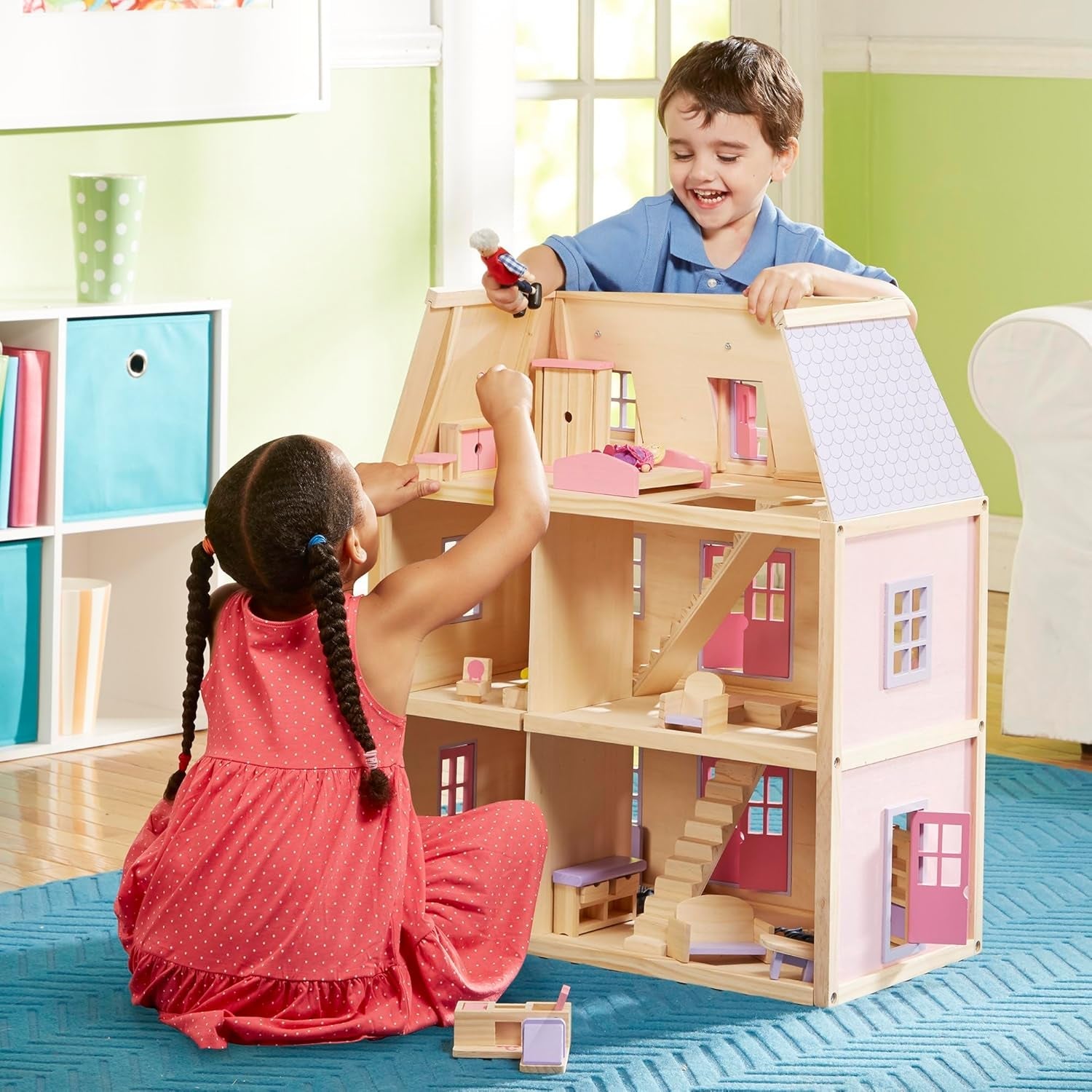Drewniany domek dla lalek Melissa & Doug