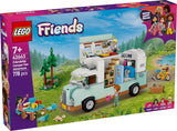 LEGO Friends Przyczepa kempingowa, zestaw do budowania do odgrywania ról z przyczepą kempingową, prezent dla dziewczynek w wieku od 7 lat, kreatywny zestaw z 3 minifigurkami i figurką zwierzątka fretki 42663 Zestawy do budowania Besuche den LEGO-Store