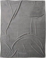 TOM TAILOR Koc Wellsoft, 150X200 Cm, 100% Poliester/ Wellsoft, haftowane z logo, KOCYK WELLSOFT Pomarańczowy (Ciepły Koral) Koce i kołdry Naty Shop Szary 150X200 Cm