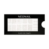 NÉONAIL Nagel Stempel Mit Schaber - Nägel Selber Machen - Stempel do zdobienia paznokci - Nageldesign Für Nagel Schablone - French Nails Stempel - Silikon Nagelstempel