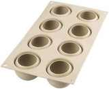 Silikomart, Forma do ciast silikonowych Tartufo, 8 pojedynczych otworów, Ø 62 H 52 mm Kuchnia Naty Shop