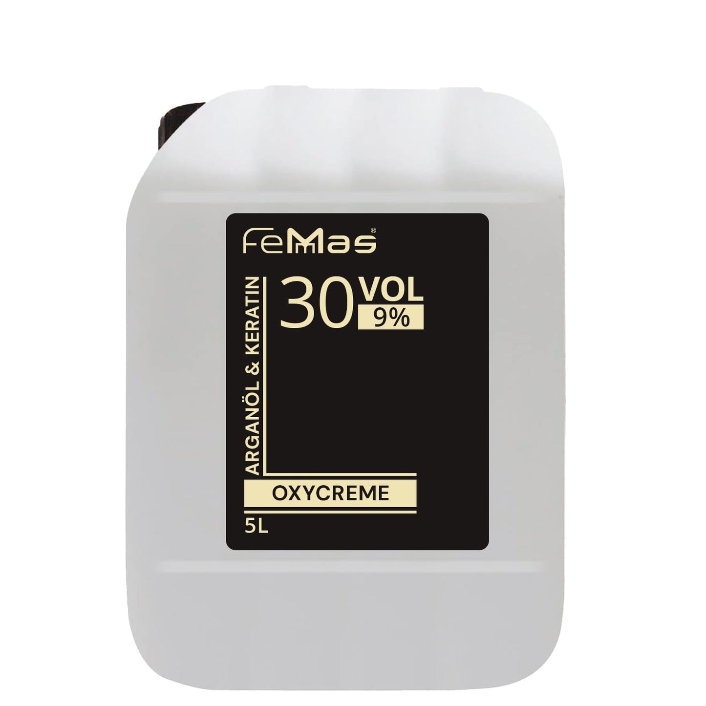 FemMas Oxycreme 6% 1000 ml I Utleniacz do koloryzacji i farbowania włosów I Łatwa aplikacja i optymalne utrwalenie I Wywoływacz zapewniający jednolite rezultaty jak w salonie I Wywoływacz koloryzujący Farba do włosów Naty Shop 9 5 litrów (1 opakowanie)