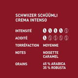 Schwiizer Schüümli Intenso, kapsułka, kawa mielona 1kg - Intensywność 4/5 - Certyfikat UTZ (opakowanie 4 szt.)