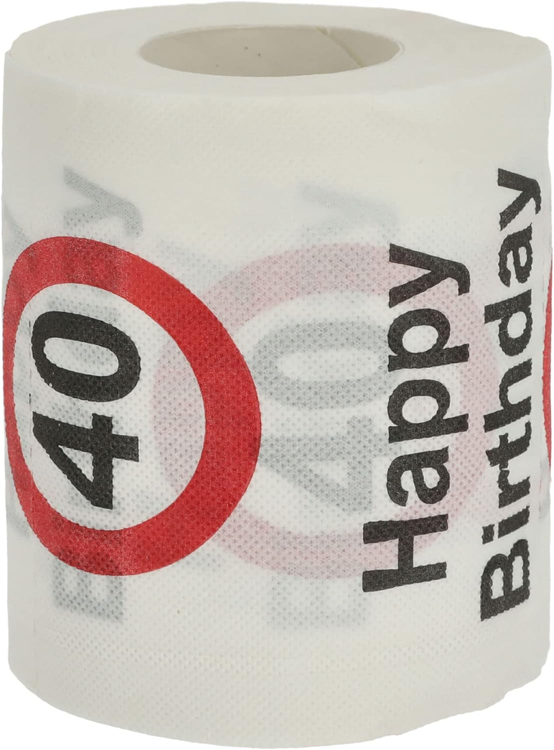 Zestaw 4 papierów toaletowych „Wszystkiego najlepszego z okazji 40. urodzin” │40. urodziny 24 metry 2-tkaniny 180Gr/m2 │ Papier toaletowy z motywem papieru toaletowego (4 X papier toaletowy 40)