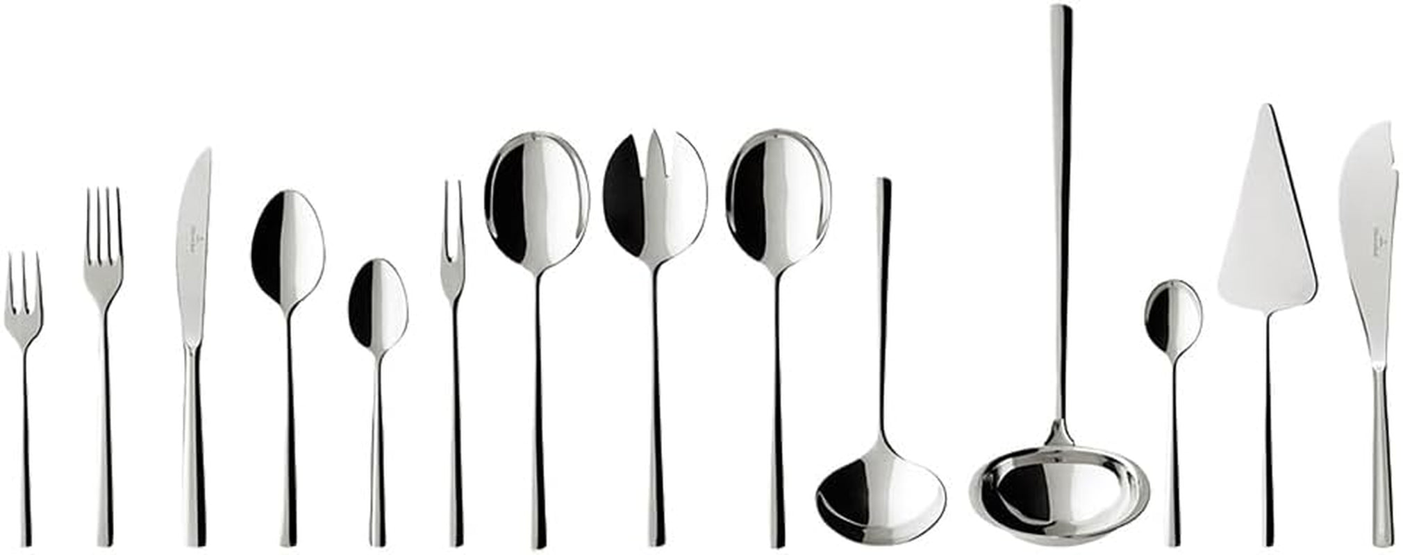 Villeroy & Boch Sztućce Villeroy And Boch Piedmont dla maksymalnie 12 osób, 70 sztuk, stal nierdzewna Kitchen Naty Shop