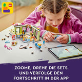 LEGO Friends Kawiarnia w Heartlake, zabawka dla dzieci, zabawkowa piekarnia, pomysł na prezent dla dziewcząt i chłopców w wieku od 6 lat, zestaw 3 figurek do zabawy i figurka psa 42618 Zestawy do budowania Besuche w sklepie LEGO