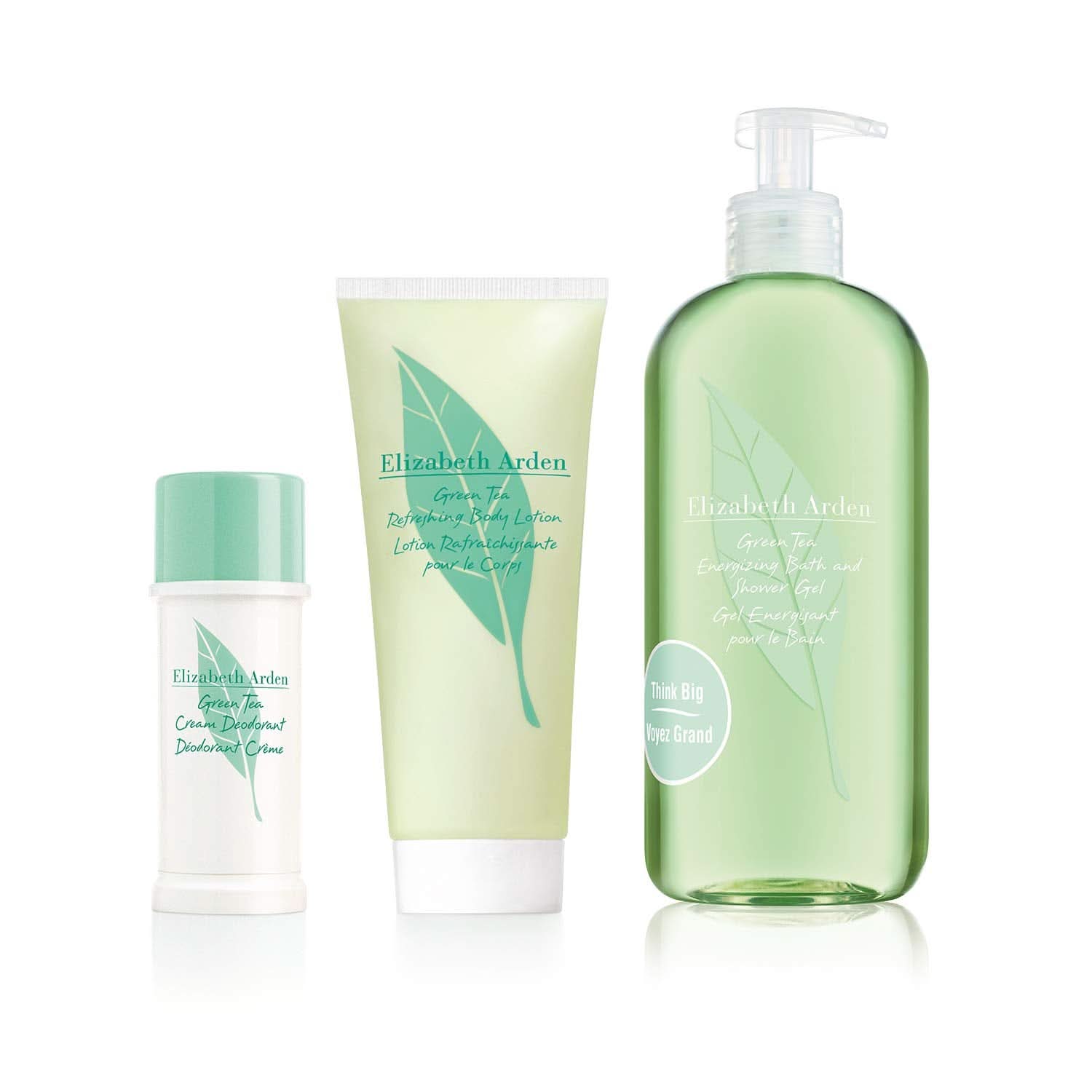 Elizabeth Arden Green Tea, odświeżający balsam do ciała z zieloną herbatą dla kobiet, 200 ml Kosmetyki i Uroda Naty Shop Zestaw z żelem pod prysznic + kremem dezodorującym